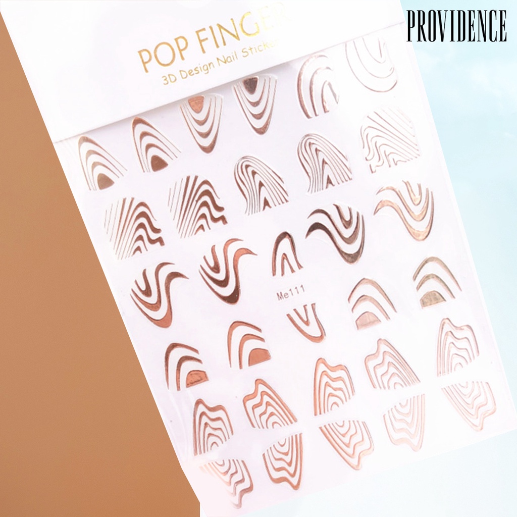 Providence Stiker Kuku Perekat Diri Yang Dapat Dilepas Tahan Air Kuat Lengket Mudah Mengelupas Kuku Stiker Kuku Nail Art Decal Nail Supplies