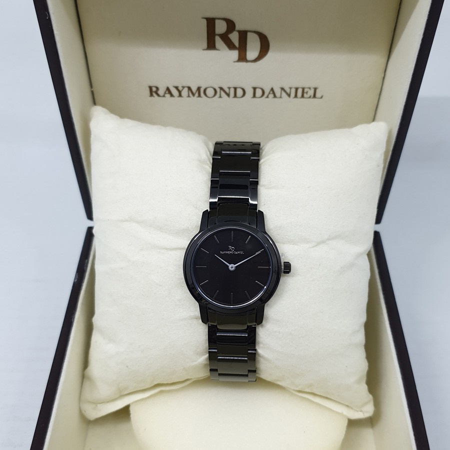 Raymond Daniel RD 223 Full Black, Jam Tangan Wanita,Original