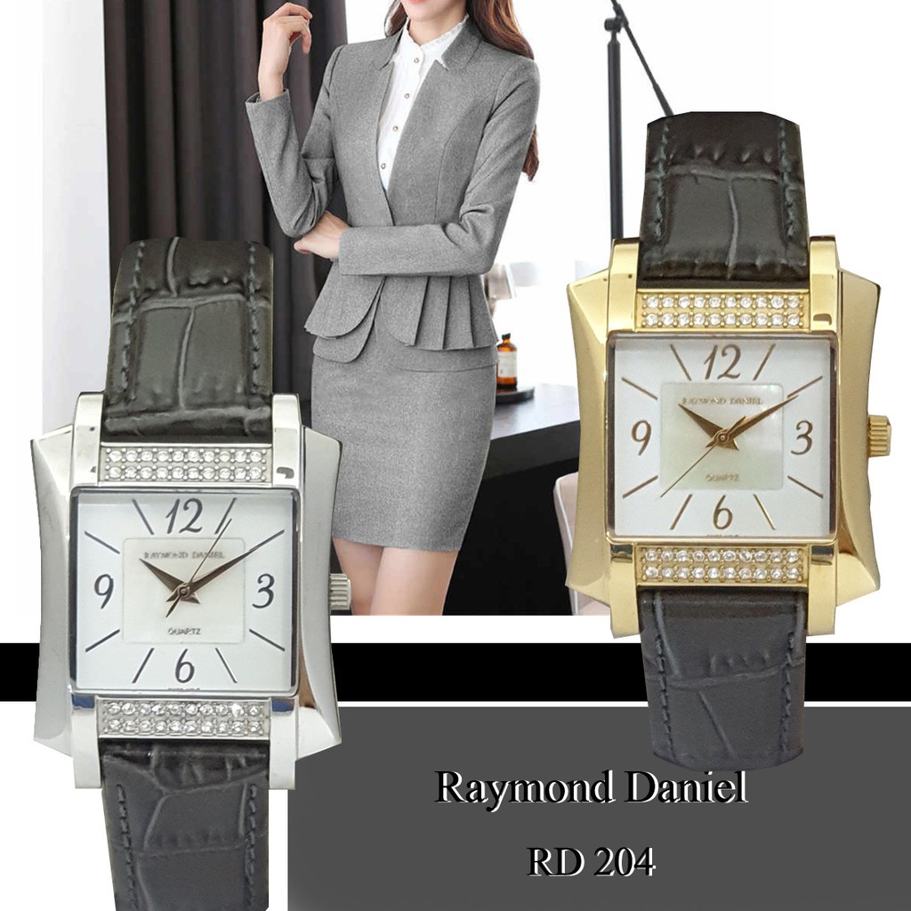 Raymond Daniel RD 204 Jam Tangan Wanita Original Ukuran 3 Cm X 3 Cm