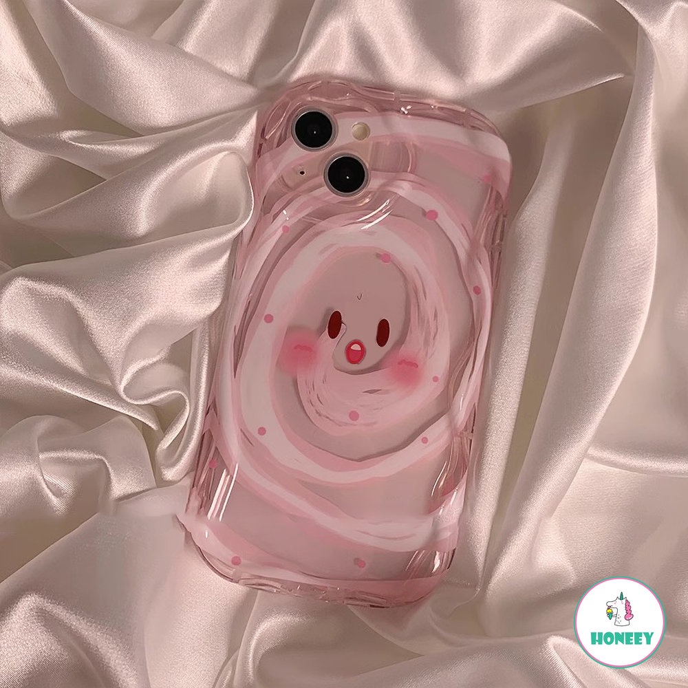 Luxury Rasa Canggih Kartun Blush Emoji Phone Case Cocok Untuk IPhone14 13 12 11 13 14 Pro 11promax Shockproof Soft Cover