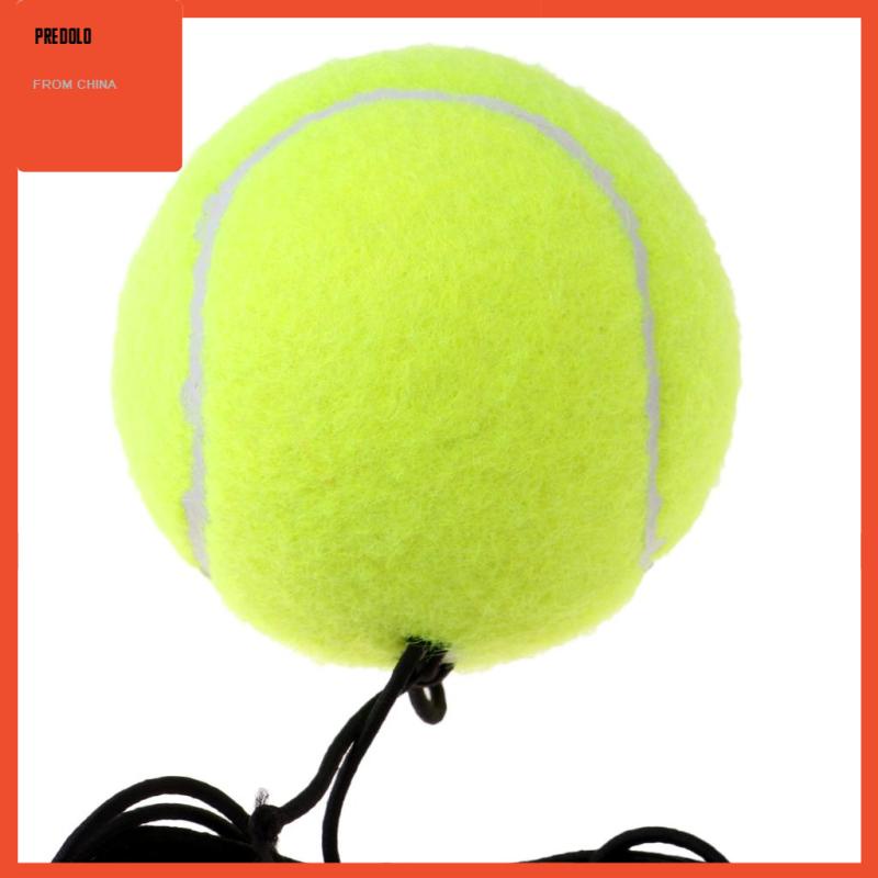 [Predolo] Bola Latihan Tenis Bahan Karet Dengan Senar Untuk Latihan Latihan Tenis Tunggal