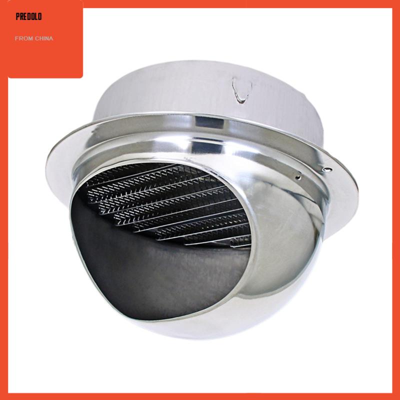 [Predolo] 304tutup Lubang Ventilasi Udara Bahan Stainless Steel Dengan Kap Ventilasi Layar Mesh Built in