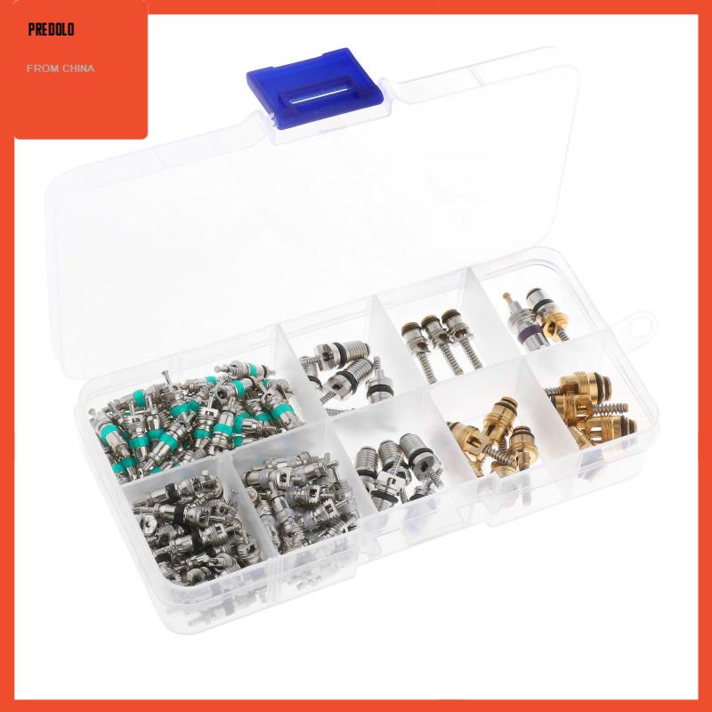 [Predolo] 134pcs A/C Mobil Auto Ac Core Assortment R134A Kotak