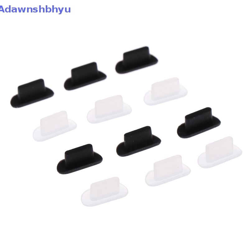 Adhyu 10pc Cover Cap Jack Anti Debu Port USB Colokan Anti Debu Untuk Port Charger Petir ID