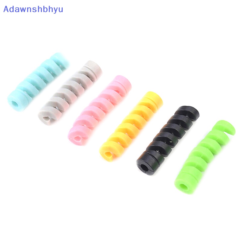 Adhyu 4Pcs Pelindung Kabel bobbin winder data line case Tali spring twine protection ID