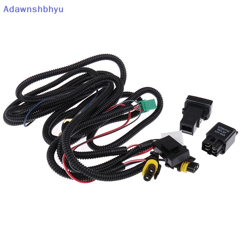 Adhyu H11 Fog Light Wiring Harness Soket Kabel Indikator LED Saklar 12V 40A Relay ID