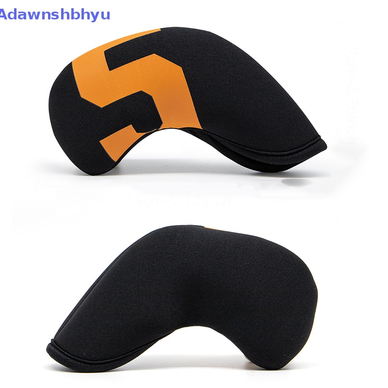 Adhyu golf Iron Cover 4-9PSAX10 Buah Penutup Kepala Besi golf Peralatan golf ID
