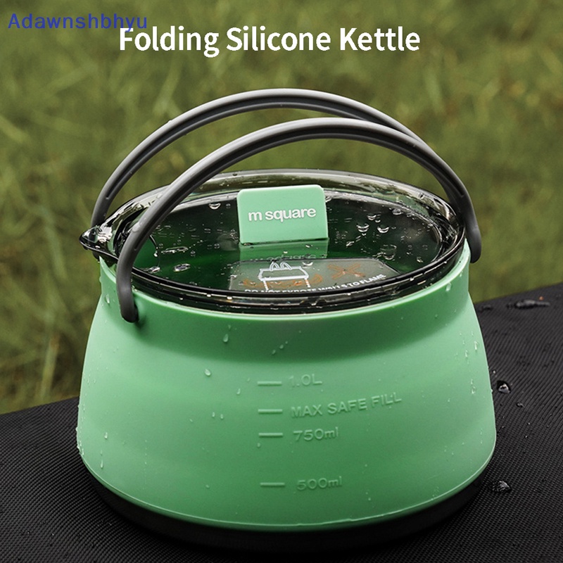 Adhyu Teko Kettle Lipat Silikon Portable Camping Open Fire Outdoor Hiking ID