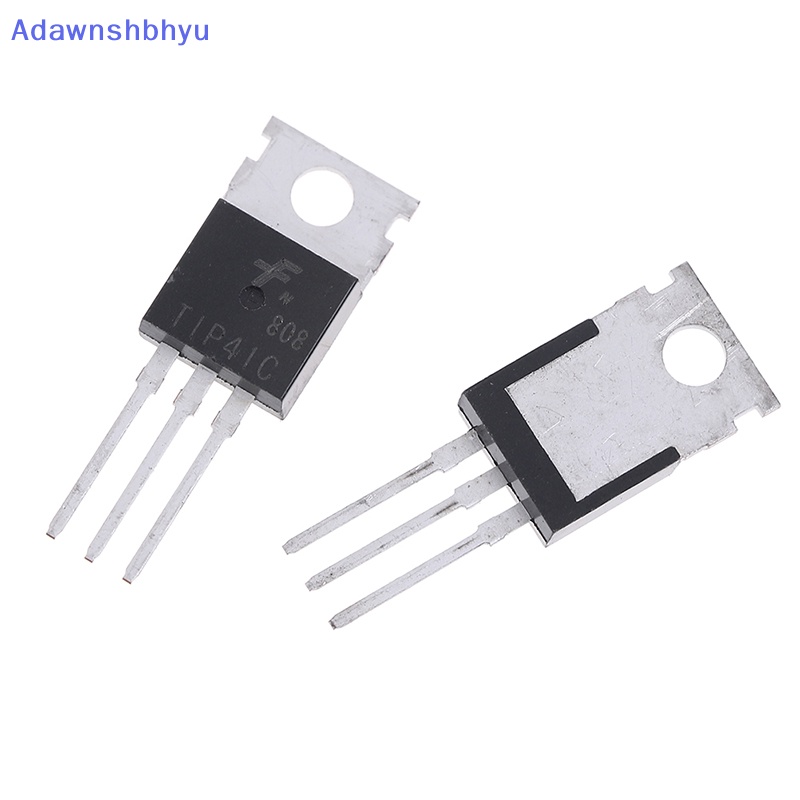 Adhyu 10Pcs TIP41C TIP41 NPN transistor TO-220 ID Baru Dan Berkualitas Tinggi