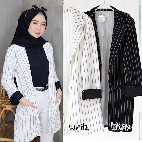 ATASAN BLAZER WANITA SALUR TERBARU BLAZER NAGITA SALUR SB48 EVR - FIX