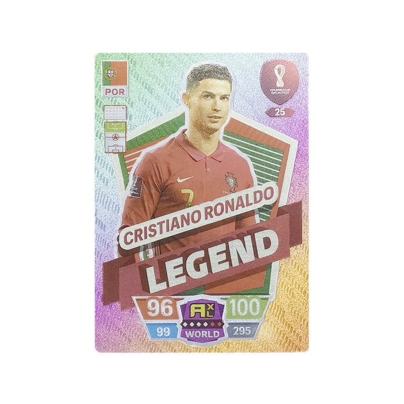 54pcs Kartu Bintang Sepak Bola Warna Mempesona Inggris UEFA Liga Champion LLORIS RONALDO KANTE Fan Game Cards Collection