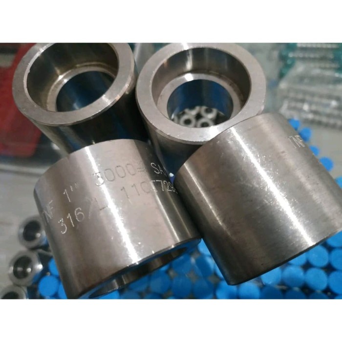 ST TNF FULL COUPLING FORGED SOCKET WELD SS316L 1" class 3000