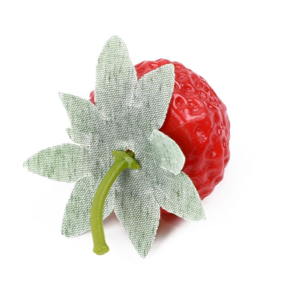 R-FLOWER 20pcs Artificial Strawberry Plastik Dekorasi Pernikahan Natal Mainan Anak