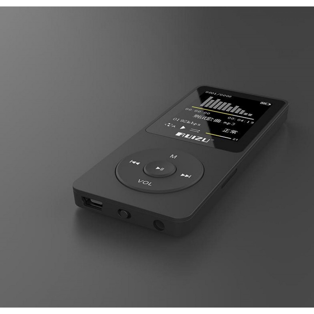 Ruizu MP3 Player Pemutar Musik HiFi DAP 8GB - X02