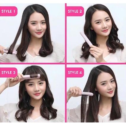 [DZS] CATOKAN RAMBUT MINI KARAKTER 2 IN 1 CURLY KERITING LURUS TRAVEL MINI UNIK