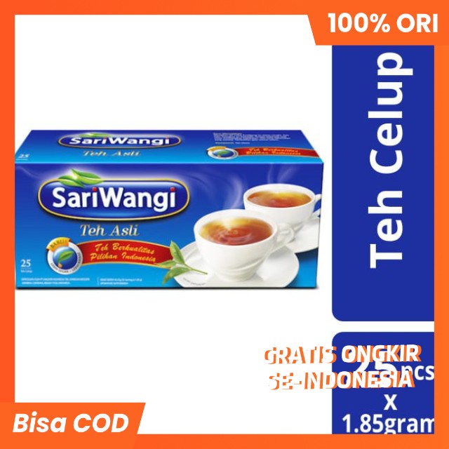 Teh Sariwangi Celup Kotak isi 25 pcs