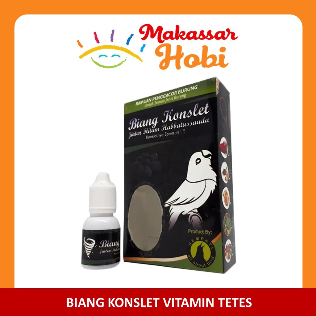 Vitamin Burung Biang Konslet Seketika Obat Stamina Lovebird Love Bird