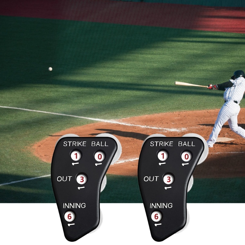 Sun 4roda Indikator Baseball Umpire Counter Clicker Untuk Bola Rekaman Softball