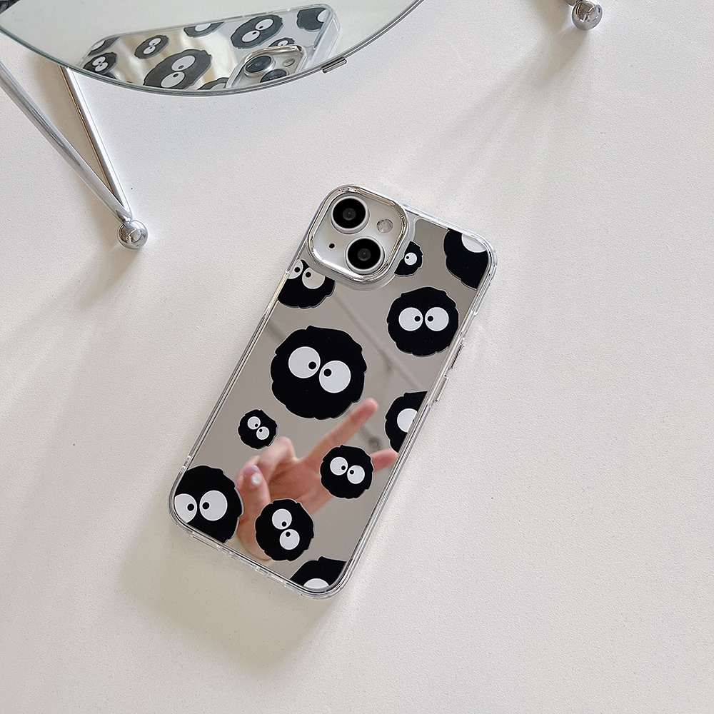 Case IPhone Lapis E Fairydust Lucu Kompatibel Untuk Iphone11 Casing Cermin Makeup14 Pro Max Ip13 Pro Max Iphone12 IPhone 11pro Max Back Cover Shell