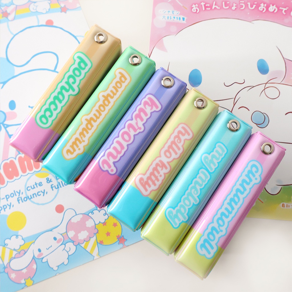 Galicici Sanrio Buku Kartu Gaya Komputer Yang Sama/Album Bintang 3-inch Polaroid Small Card Storage Protection Book