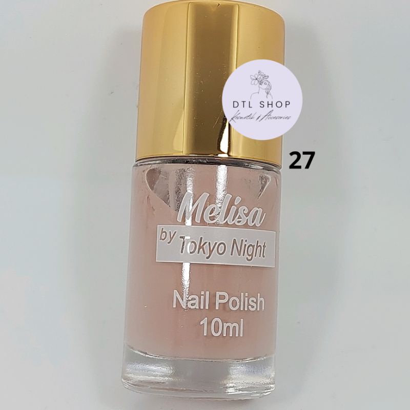 Kutek/Nail polish Melisa Tokyo Night 10ml nude series