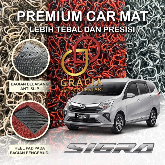 Karpet Mobil Premium Daihatsu Sigra Mie Bihun 2 Warna