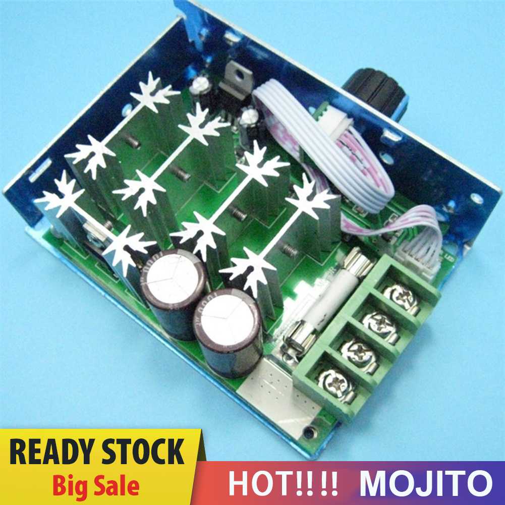 12-50v DC Brush Motor Speed Controller 1500W Max 30A Motor Gubernur Dengan Saklar