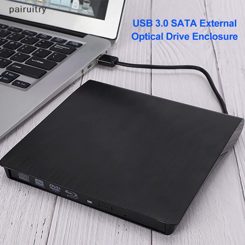 Prt USB 3.0 DVD Drive External Optical Drives Enclosure SATA Ke USB Casing Eksternal Untuk Laptop Notebook Tanpa Drive PRT