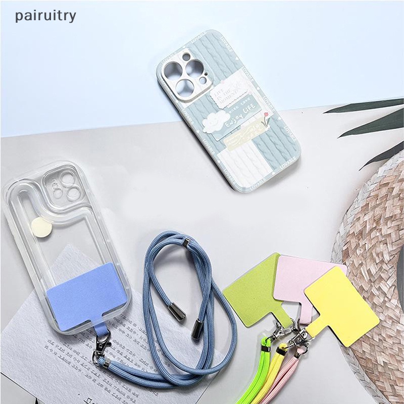 Prt Universal Crossbody Patch Phone Lanyard Multicolor Ponsel Strap Lanyard Tali Lembut Untuk Ponsel Kabel Gantung PRT