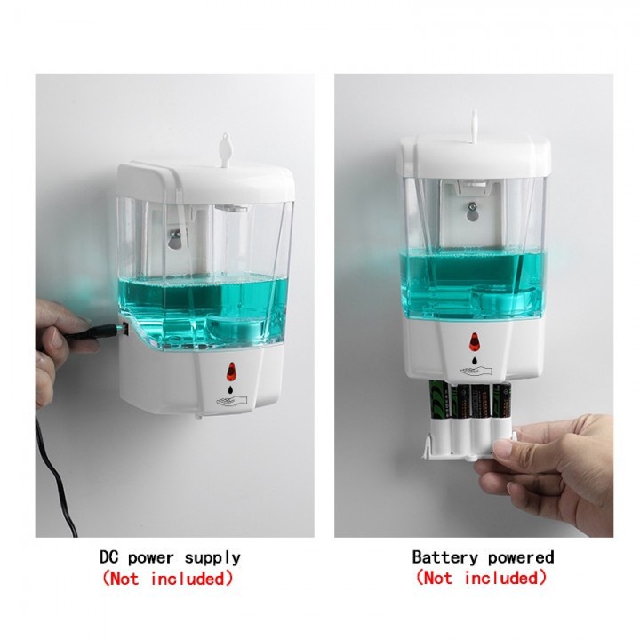 Contacless Wall-Mounted Automatic Liquid Soap Dispenser Sensor 700ml