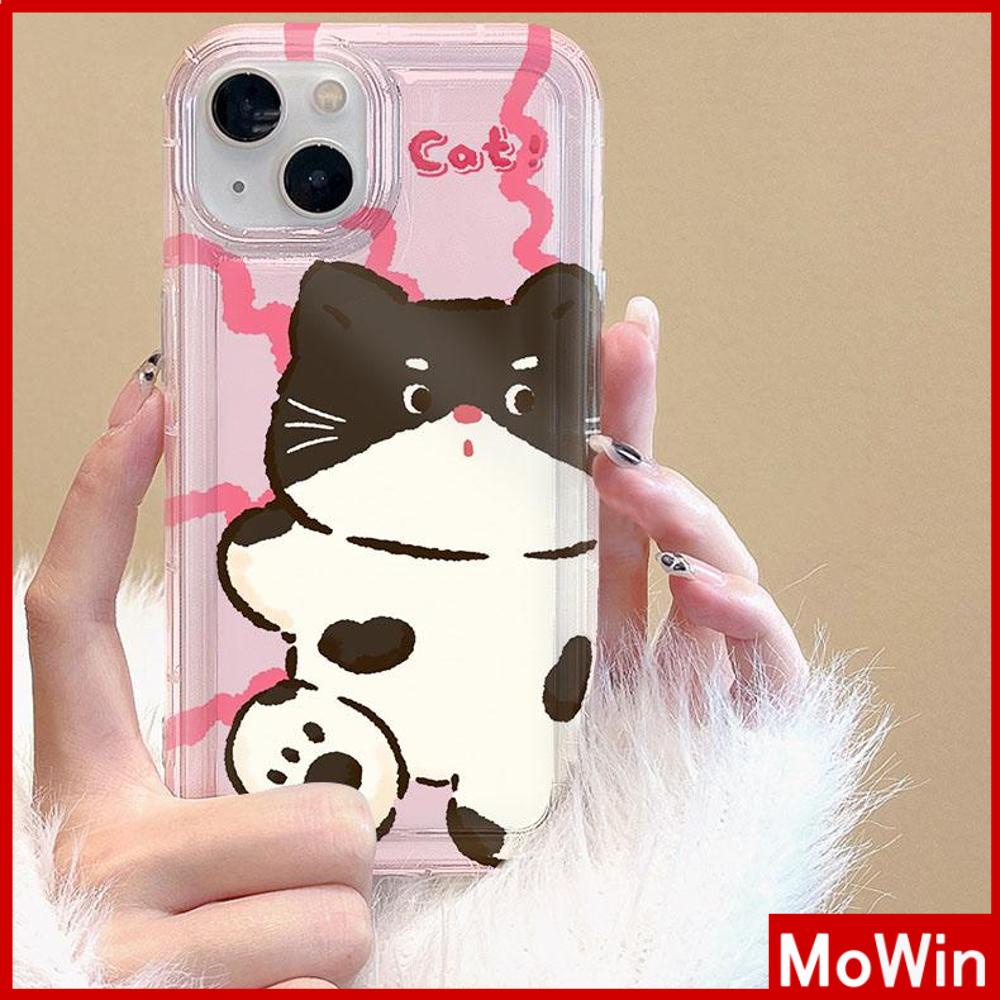 Case iPhone 14 Pro Max iPhone Case Bening Case TPU Soft Case Kantong Udara Tahan Guncangan Perlindungan Kamera Kucing Lucu Anak Anjing untuk iPhone 13 Pro Max iPhone 12 Pro Max 11 8Plus 7Plus 6Plus XR X MAX