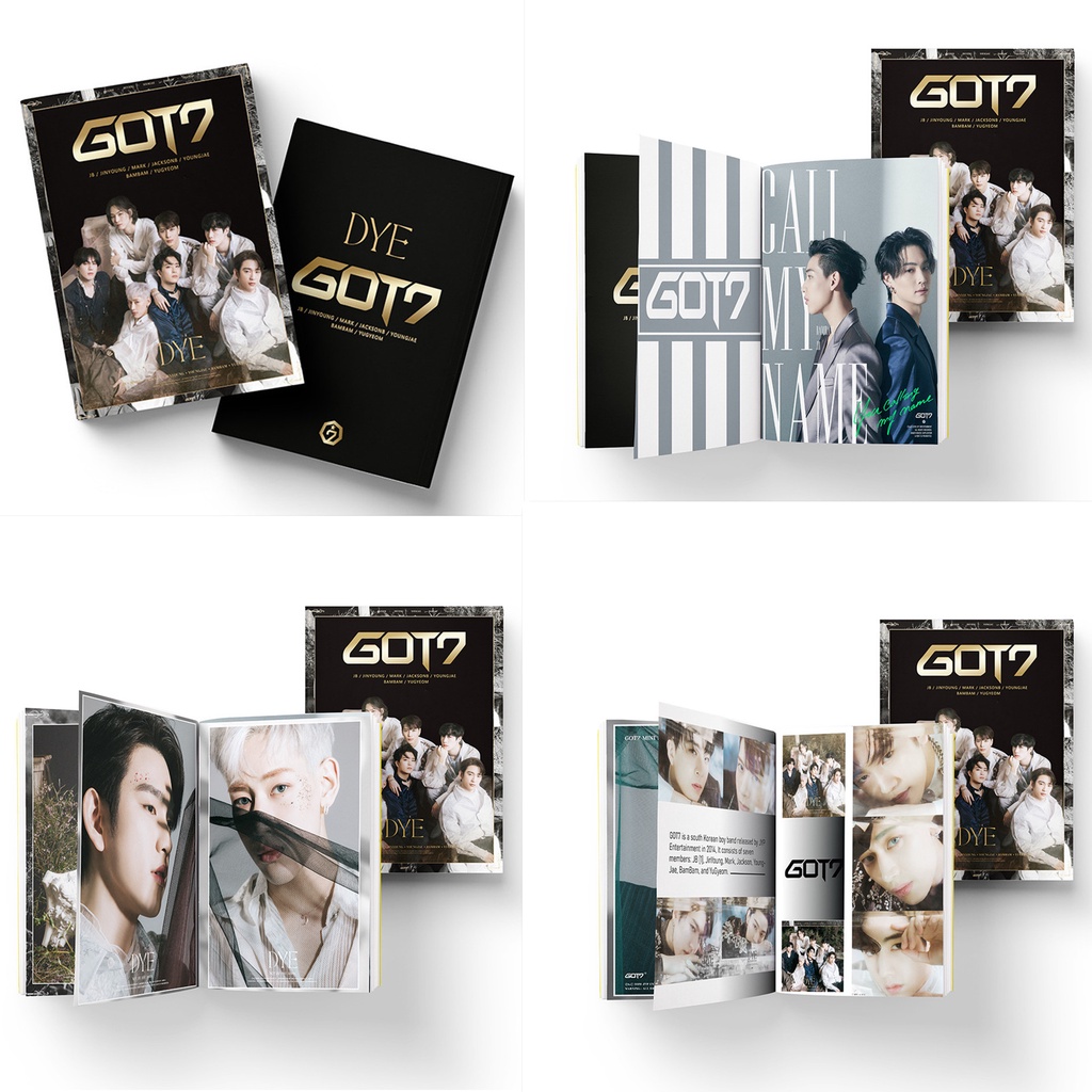 1pc Album Foto EXO BT-S GOT7 Dapat 7mini Photobook Bangtan Boys Koleksi Buku Bergambar