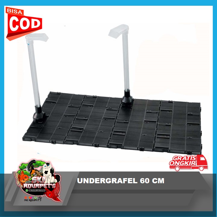 FILTER AKUARIUM AQUASCAPE AKUARIUM UNDERGRAVEL 
 60 CM