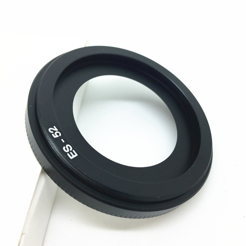 Cre Lens Hood Sunshade ES-52 ES52 Untuk Kamera EF40mm F2 8 STM 100D Sun Blocker Mengurangi Refleksi- 52mm