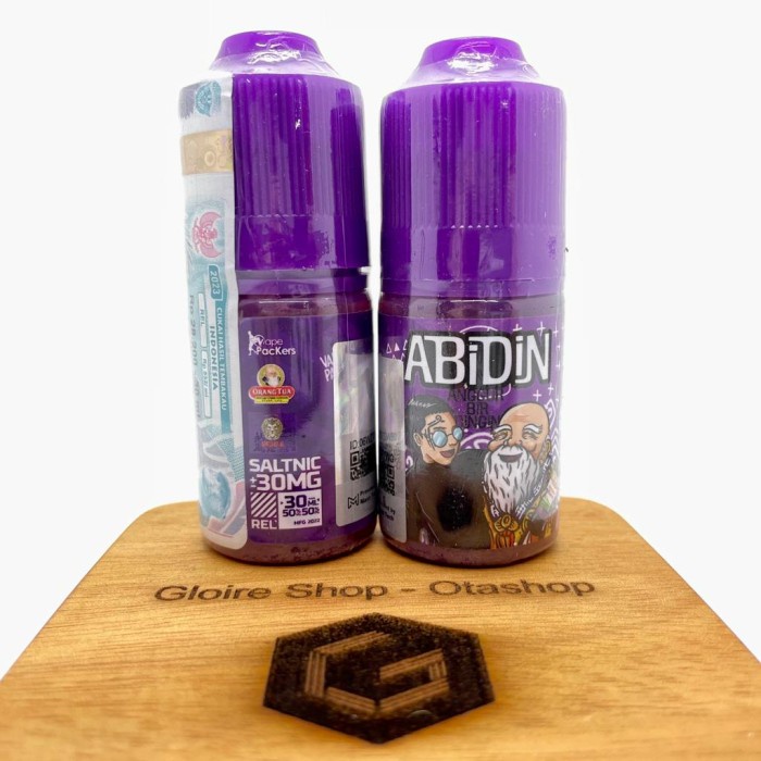 SALT - Abidin V1 ORIGINAL 30ml Vape Packers Liquid Anggur Bir Dingin