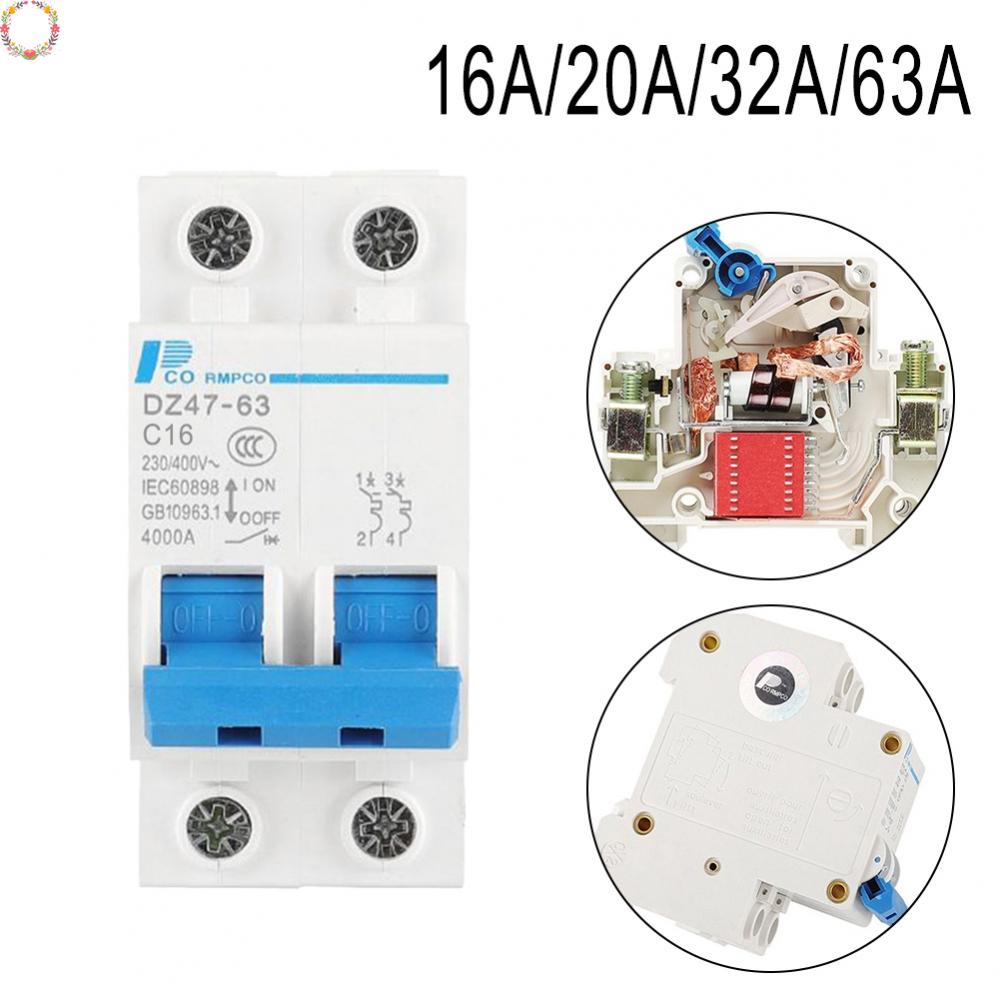 Dc Circuit Breaker PV Solar 16A /20A /32A /63A 2Poles MCB Solar Charge Controller