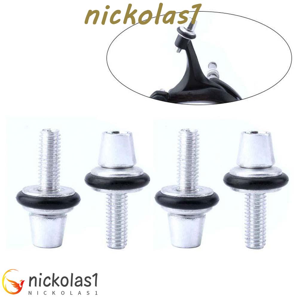 Nickolas1 Kabel Rem Adjuster 4Pcs /Set M6 Sepeda Jalan Bersepeda Sepeda Aksesoris Sepeda Bagian Penyesuaian Halus