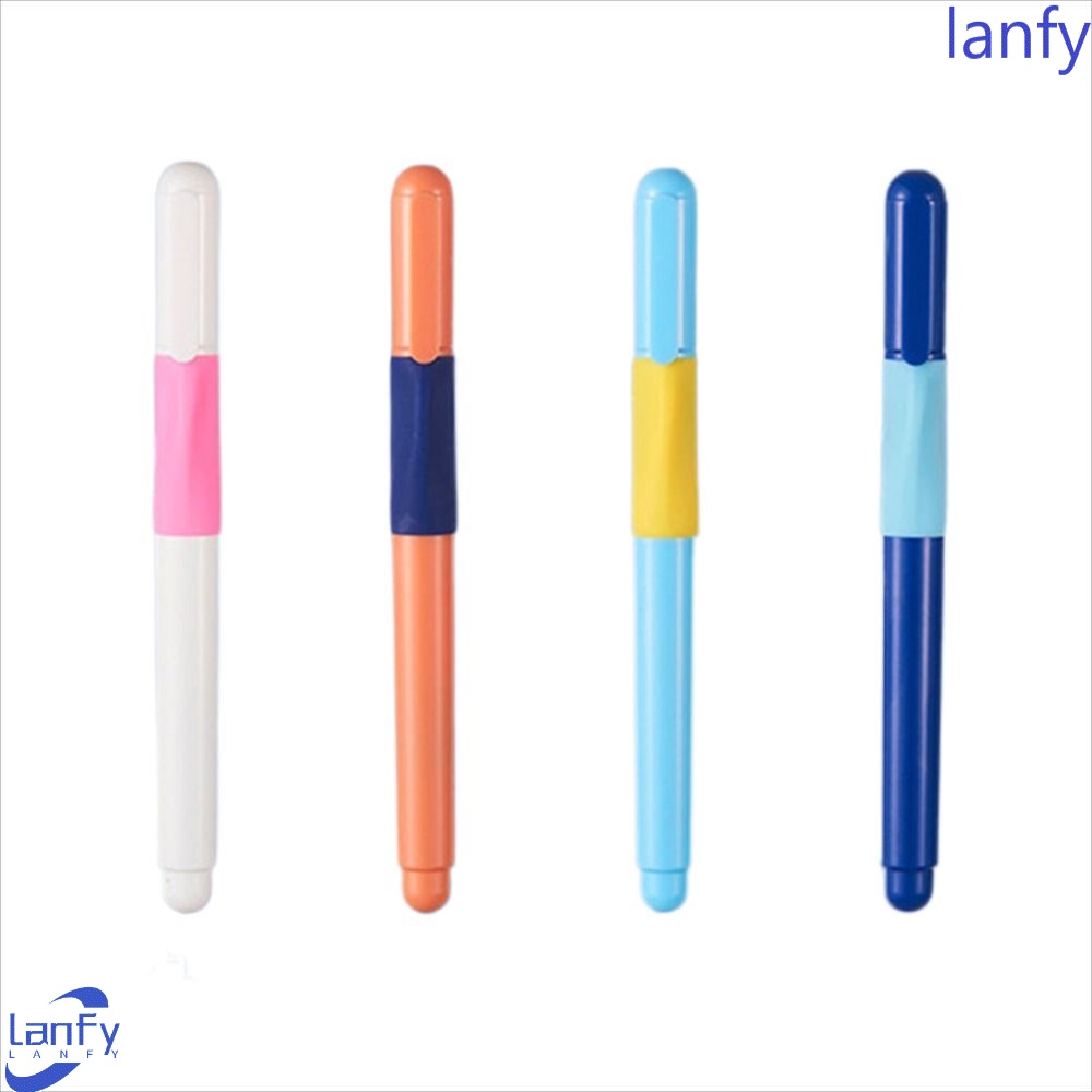 Lanfy Fountain Pen 0.38mm Lukisan Tulisan Pen Koreksi Postur Seni Sketsa Tergantikan Tinta Inking Pen