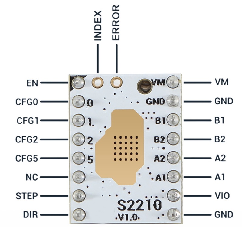 Bt Precise TMC2210 Papan Modul Driver Motor Stepper Motor Driver Controller Operasi Hening Dan Penggerak Gerak Halus