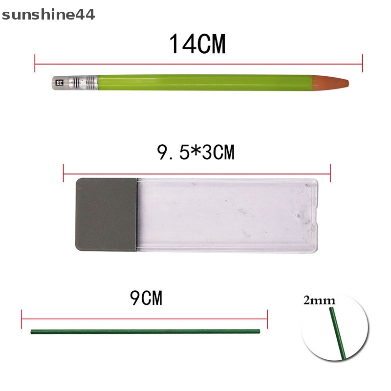 Sunshine Tailors Chalk Pencil Patchwork Fabric Marker Pen Dengan Isi 12pcs Refill DIY Jahit ID