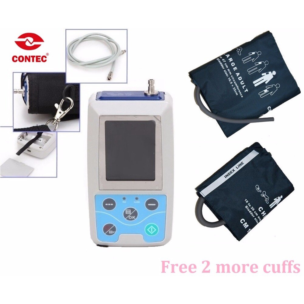 PREORDER CONTEC ABPM50 Ambulatory Blood Pressure Monitor BP Holter USB PC Software 24 Hours Recordin