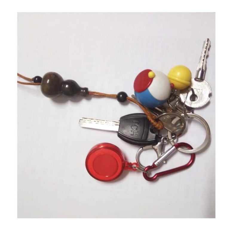 Card Key Ring Retractable Plastic Card Ring Belt Gantungan Kunci Warna Baru Gantungan Kunci Warna Simple Key Fob Perlengkapan Luar Ruangan Gesper Peregangan