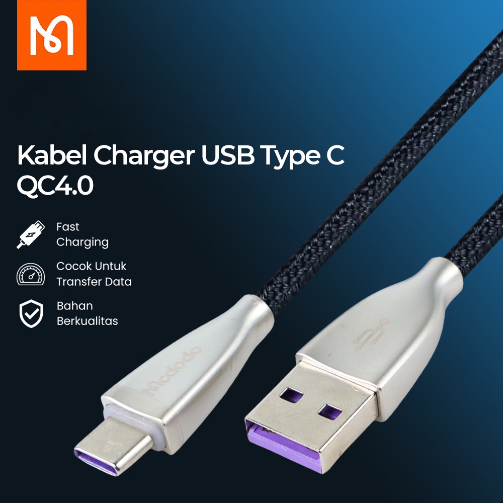 Mcdodo Kabel Charger USB Type C QC4.0 6A 100 cm - CA-542