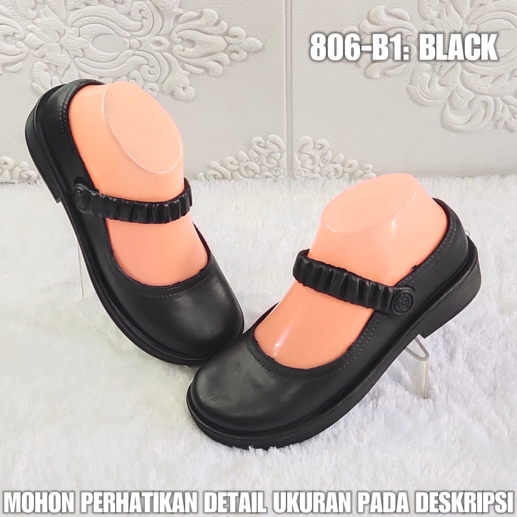 Sepatu Karet Perempuan 806 B1 Sepatu Wanita Tali Kerut Terbaru SPTWW