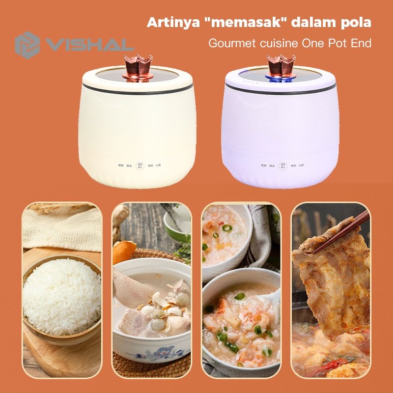 Vishal Panci Listrik multifungsi / rice cooker / panci mie  /wajan listrik VS-1863