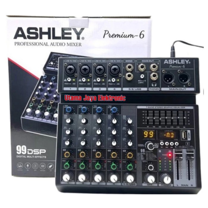 Mixer Ashley Prrmium 6 Mixer Audio Premium6 Original ROANMALL