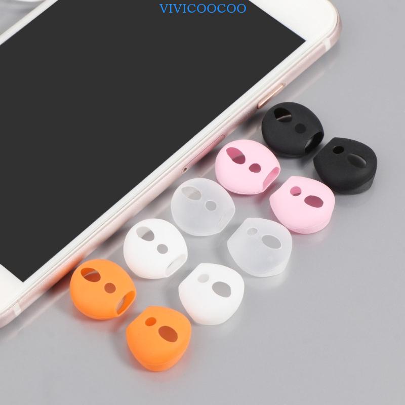 Vivi Ear Tips Untuk Earbud Ear Earphone Cover Noise-Isolasi Slim Slilcone