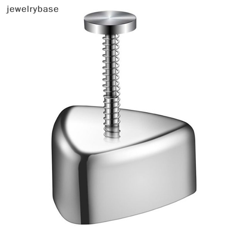 [jewelrybase] Cetakan Pembuat Onigiri Segitiga Cetakan Onigiri Mould304Stainless Steel Rice Ball Mold Anti Lengket Cetakan Sushi Segitiga DIY Alat Cetakan Onigiri Portable Rice Ball Mold Butik