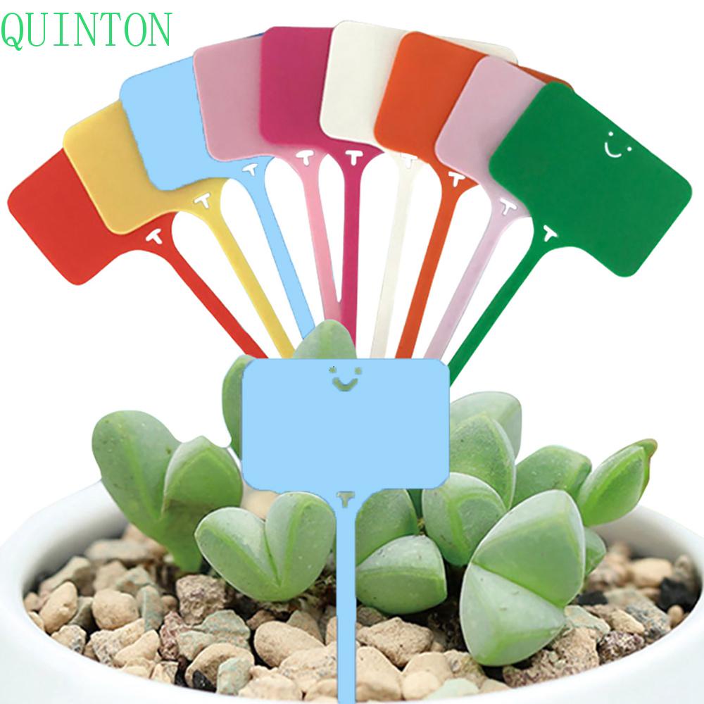 Quinton Label Taman Portable T Shape Tulisan Plat Berkebun Sign Board Sortiran Tag Semai