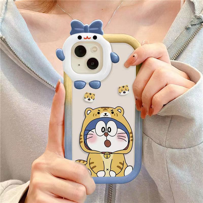 Cartoon Lovely Doraemon Case for iPhone 12 12PRO 12PROMAX 13 13PRO 13PROMAX 14 14PLUS 14PRO 14PROMAX